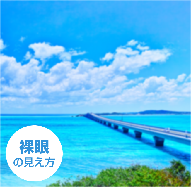 裸眼の見え方