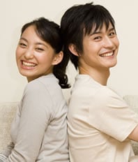 男女の写真