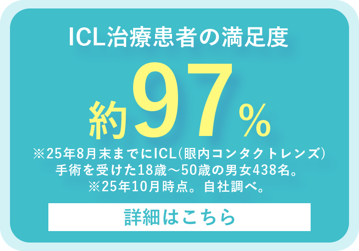ICL治療患者の満足度97%