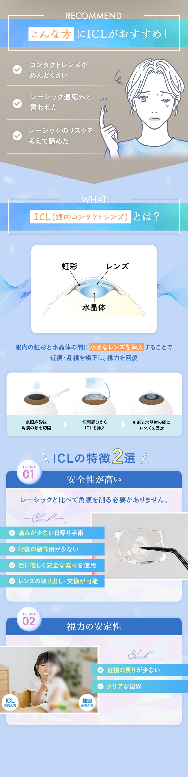 こんな方にICLがおすすめ!